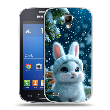 Пластиковый чехол на Samsung Galaxy S4 Active с принтом Новый год Пластиковый чехол на Samsung Galaxy S4 Active с принтом Новый год