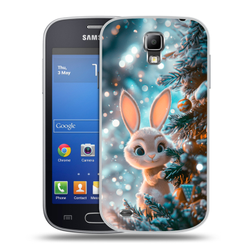 Пластиковый чехол на Samsung Galaxy S4 Active с принтом Новый год Пластиковый чехол на Samsung Galaxy S4 Active с принтом Новый год