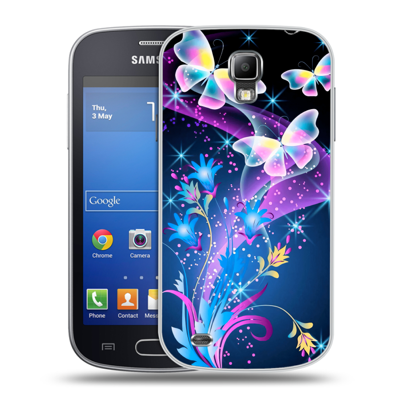 Пластиковый чехол на Samsung Galaxy S4 Active с принтом Бабочки Пластиковый чехол на Samsung Galaxy S4 Active с принтом Бабочки