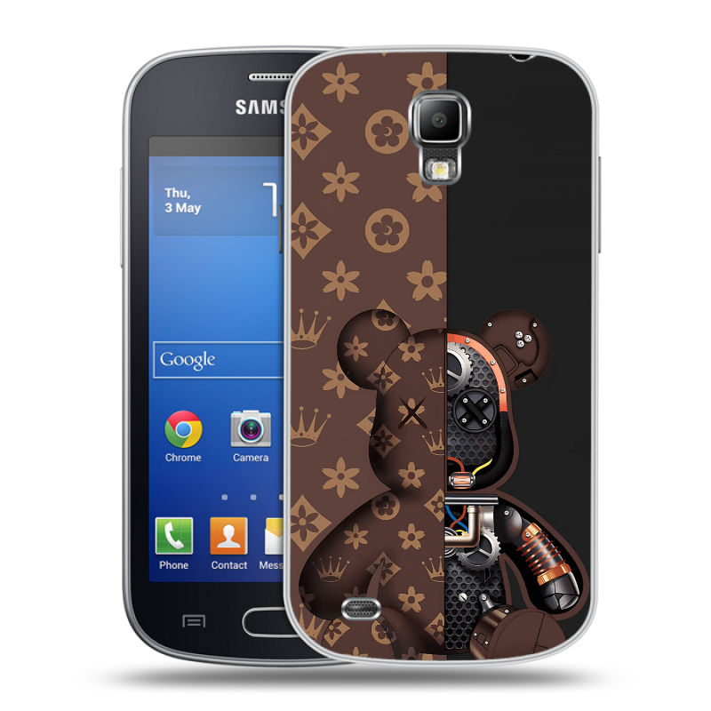 Пластиковый чехол на Samsung Galaxy S4 Active с принтом Луи робот Пластиковый чехол на Samsung Galaxy S4 Active с принтом Луи робот