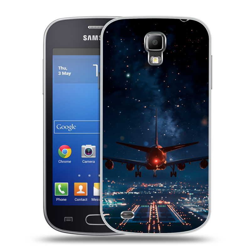 Пластиковый чехол на Samsung Galaxy S4 Active с принтом самолет Пластиковый чехол на Samsung Galaxy S4 Active с принтом самолет
