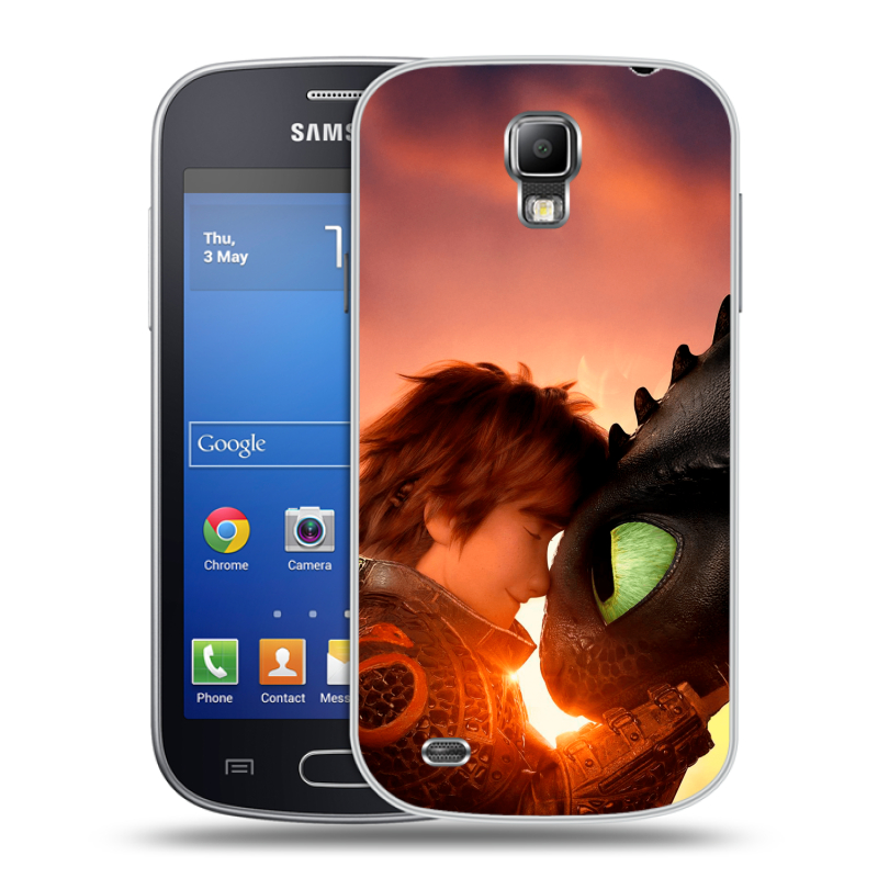 Пластиковый чехол на Samsung Galaxy S4 Active с принтом Как приручить дракона Пластиковый чехол на Samsung Galaxy S4 Active с принтом Как приручить дракона
