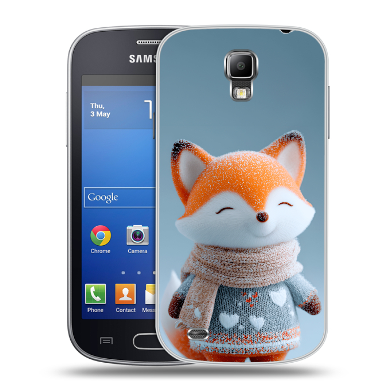Пластиковый чехол на Samsung Galaxy S4 Active с принтом Лиса Пластиковый чехол на Samsung Galaxy S4 Active с принтом Лиса