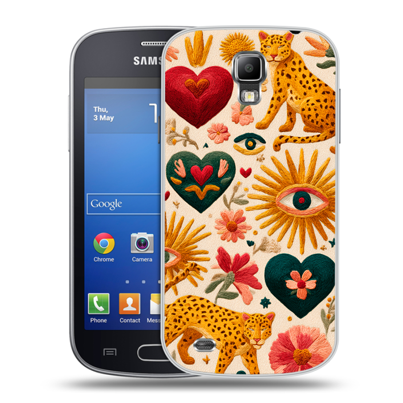 Пластиковый чехол на Samsung Galaxy S4 Active с принтом Модный принт Пластиковый чехол на Samsung Galaxy S4 Active с принтом Модный принт
