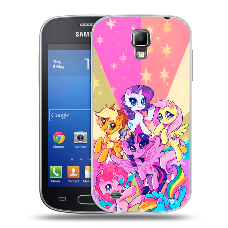 Пластиковый чехол на Samsung Galaxy S4 Active с принтом My little pony Дружба чудо Пластиковый чехол на Samsung Galaxy S4 Active с принтом My little pony Дружба чудо