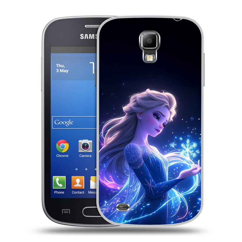 Пластиковый чехол на Samsung Galaxy S4 Active с принтом Холодное сердце Frozen Пластиковый чехол на Samsung Galaxy S4 Active с принтом Холодное сердце Frozen