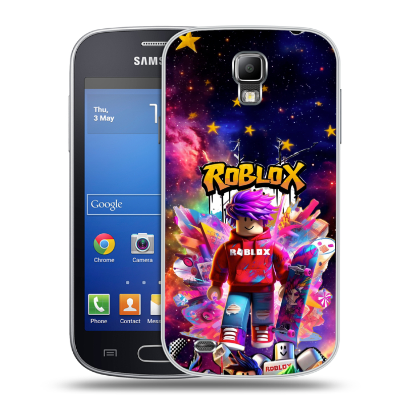 Пластиковый чехол на Samsung Galaxy S4 Active с принтом Roblox Роблокс Пластиковый чехол на Samsung Galaxy S4 Active с принтом Roblox Роблокс