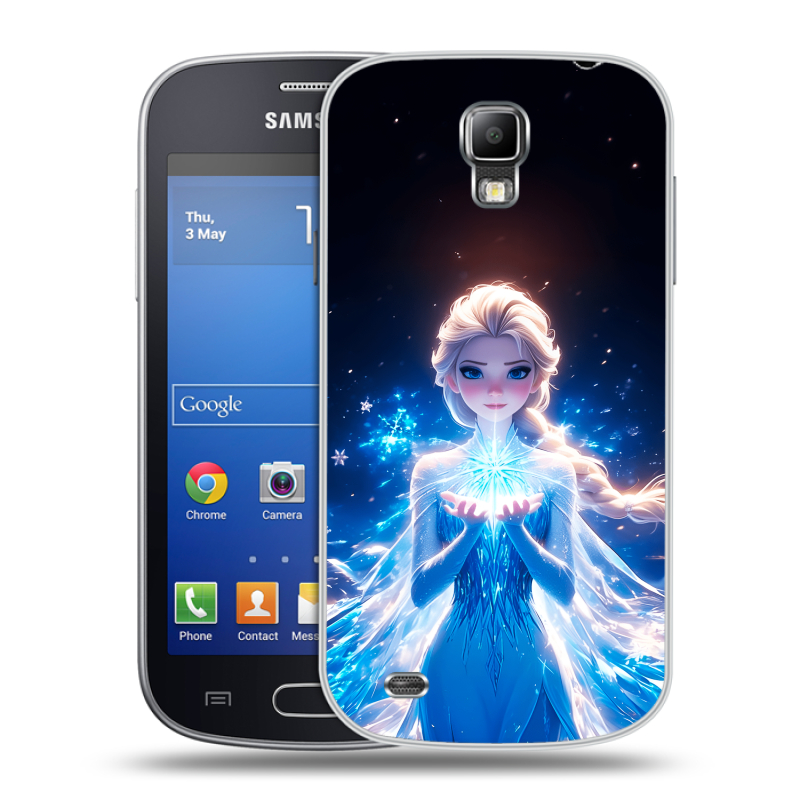 Пластиковый чехол на Samsung Galaxy S4 Active с принтом Холодное сердце Frozen Пластиковый чехол на Samsung Galaxy S4 Active с принтом Холодное сердце Frozen