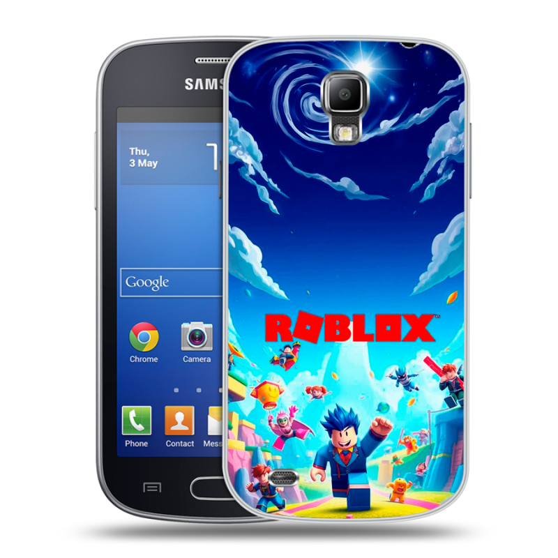 Пластиковый чехол на Samsung Galaxy S4 Active с принтом Roblox Роблокс Пластиковый чехол на Samsung Galaxy S4 Active с принтом Roblox Роблокс