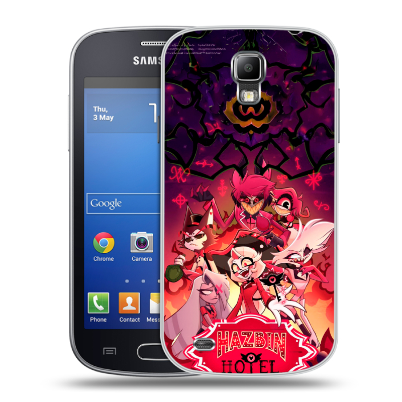 Пластиковый чехол на Samsung Galaxy S4 Active с принтом Hazbin Hotel Отель Хазбин Пластиковый чехол на Samsung Galaxy S4 Active с принтом Hazbin Hotel Отель Хазбин