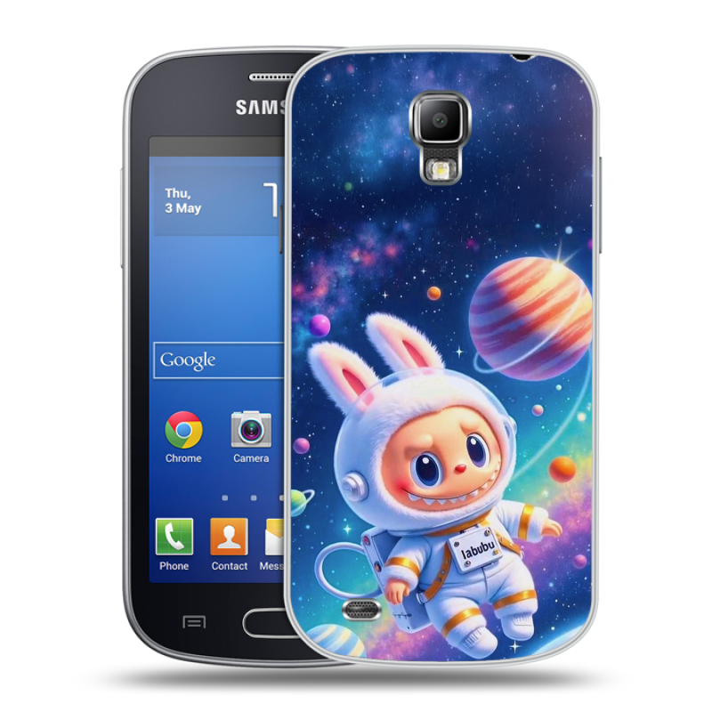 Пластиковый чехол на Samsung Galaxy S4 Active с принтом Labubu Лабубу Пластиковый чехол на Samsung Galaxy S4 Active с принтом Labubu Лабубу