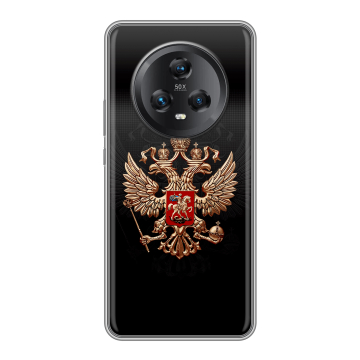 Силиконовый чехол на Honor Magic 5 с принтом Герб России Силиконовый чехол на Honor Magic 5 с принтом Герб России