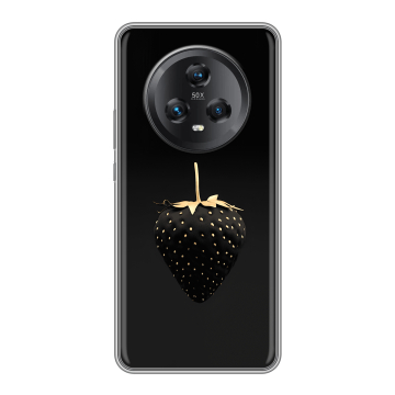 Силиконовый чехол на Honor Magic 5 с принтом Черная клубника Силиконовый чехол на Honor Magic 5 с принтом Черная клубника