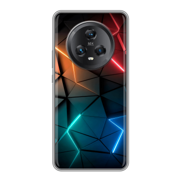Силиконовый чехол на Honor Magic 5 с принтом Абстракция неон Силиконовый чехол на Honor Magic 5 с принтом Абстракция неон