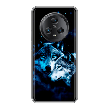 Силиконовый чехол на Honor Magic 5 с принтом Волки Силиконовый чехол на Honor Magic 5 с принтом Волки