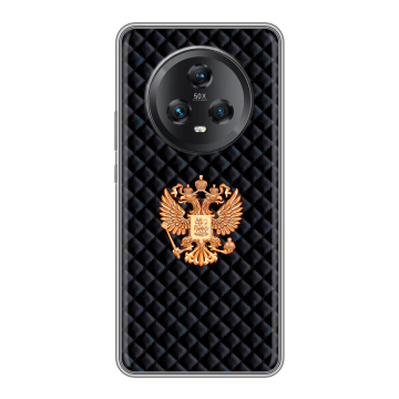 Силиконовый чехол на Honor Magic 5 с принтом Герб России принт Силиконовый чехол на Honor Magic 5 с принтом Герб России принт