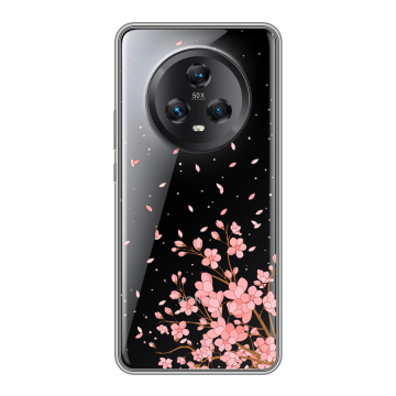 Силиконовый чехол на Honor Magic 5 с принтом Ветка сакуры