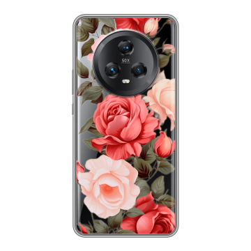 Силиконовый чехол на Honor Magic 5 с принтом Розы Силиконовый чехол на Honor Magic 5 с принтом Розы