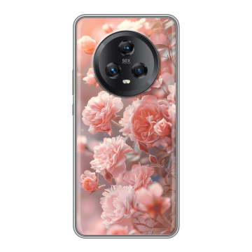 Силиконовый чехол на Honor Magic 5 с принтом Розовые розы