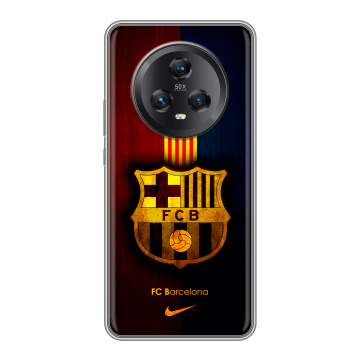 Силиконовый чехол на Honor Magic 5 с принтом Барселона Barcelona