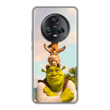 Силиконовый чехол на Honor Magic 5 с принтом Шрек Shrek