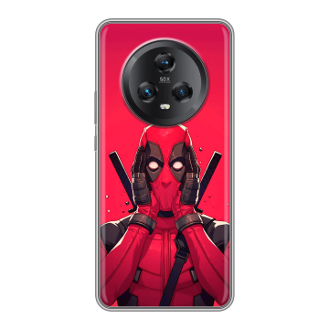 Силиконовый чехол на Honor Magic 5 с принтом Дедпул Deadpool