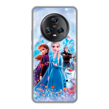 Силиконовый чехол на Honor Magic 5 с принтом Холодное сердце Frozen Силиконовый чехол на Honor Magic 5 с принтом Холодное сердце Frozen