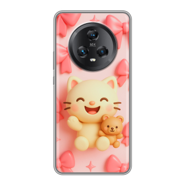 Силиконовый чехол на Honor Magic 5 с принтом для девочек Силиконовый чехол на Honor Magic 5 с принтом для девочек