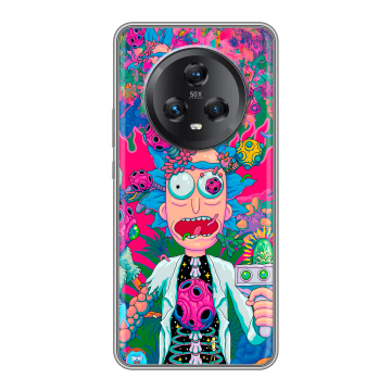 Силиконовый чехол на Honor Magic 5 с принтом Рик и Морти Rick Morty
