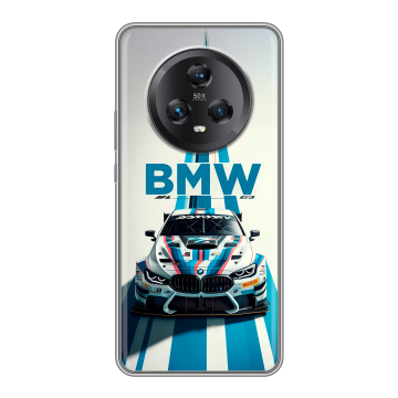 Силиконовый чехол на Honor Magic 5 с принтом БМВ BMW