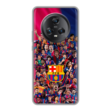 Силиконовый чехол на Honor Magic 5 с принтом Барселона Barcelona