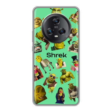Силиконовый чехол на Honor Magic 5 с принтом Шрек Shrek