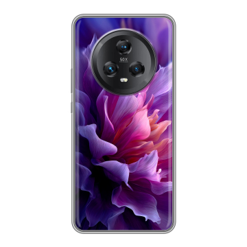 Силиконовый чехол на Honor Magic 5 с принтом женский цветы Силиконовый чехол на Honor Magic 5 с принтом женский цветы