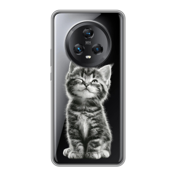 Силиконовый чехол на Honor Magic 5 с принтом Котенок Силиконовый чехол на Honor Magic 5 с принтом Котенок