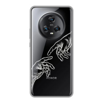 Силиконовый чехол на Honor Magic 5 с принтом Сотворение мира