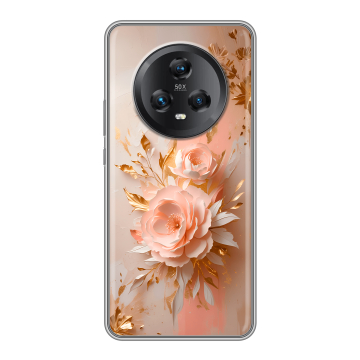 Силиконовый чехол на Honor Magic 5 с принтом женский