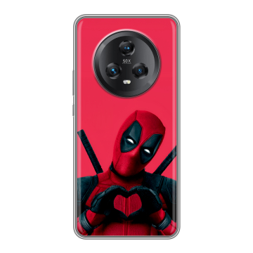 Силиконовый чехол на Honor Magic 5 с принтом Дедпул Deadpool
