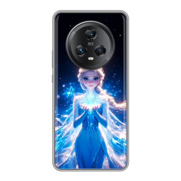 Силиконовый чехол на Honor Magic 5 с принтом Холодное сердце Frozen Силиконовый чехол на Honor Magic 5 с принтом Холодное сердце Frozen