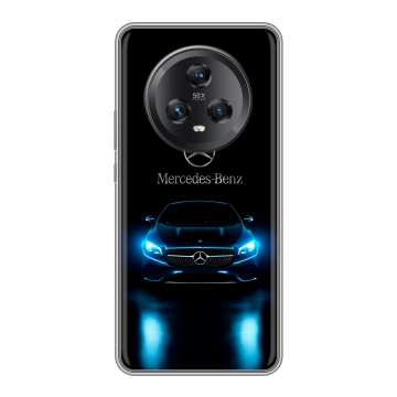 Силиконовый чехол на Honor Magic 5 с принтом Mercedes Мерседес