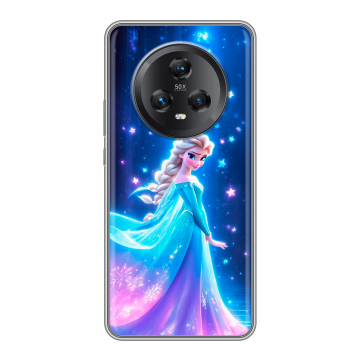 Силиконовый чехол на Honor Magic 5 с принтом Холодное сердце Frozen Силиконовый чехол на Honor Magic 5 с принтом Холодное сердце Frozen