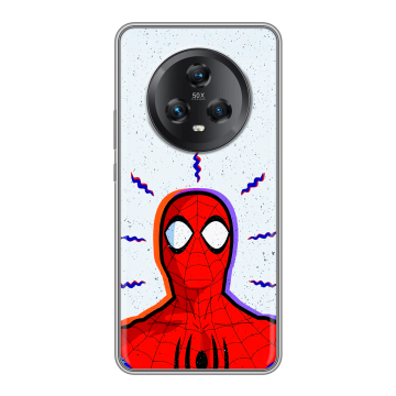 Силиконовый чехол на Honor Magic 5 с принтом Spiderman Человек паук