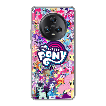 Силиконовый чехол на Honor Magic 5 с принтом My little pony Дружба чудо Силиконовый чехол на Honor Magic 5 с принтом My little pony Дружба чудо