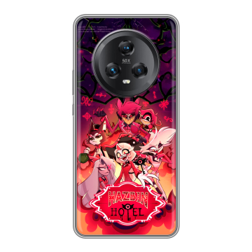 Силиконовый чехол на Honor Magic 5 с принтом Hazbin Hotel Отель Хазбин Силиконовый чехол на Honor Magic 5 с принтом Hazbin Hotel Отель Хазбин