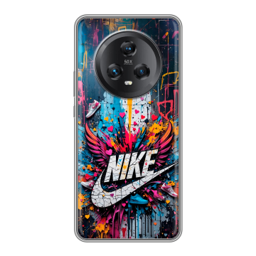 Силиконовый чехол на Honor Magic 5 с принтом Nike Найк