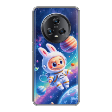 Силиконовый чехол на Honor Magic 5 с принтом Labubu Лабубу Силиконовый чехол на Honor Magic 5 с принтом Labubu Лабубу