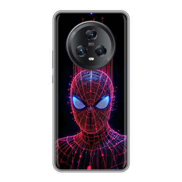 Силиконовый чехол на Honor Magic 5 с принтом Spiderman Человек паук