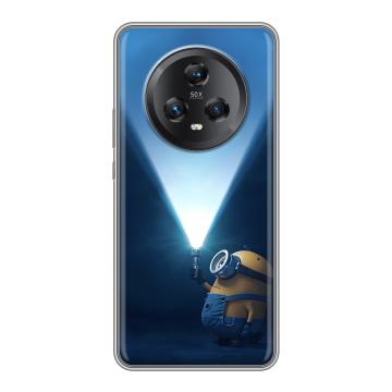 Силиконовый чехол на Honor Magic 5 с принтом Миньоны Силиконовый чехол на Honor Magic 5 с принтом Миньоны