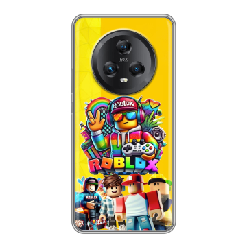 Силиконовый чехол на Honor Magic 5 с принтом Roblox Роблокс Силиконовый чехол на Honor Magic 5 с принтом Roblox Роблокс