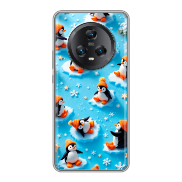 Силиконовый чехол на Honor Magic 5 с принтом Новый год