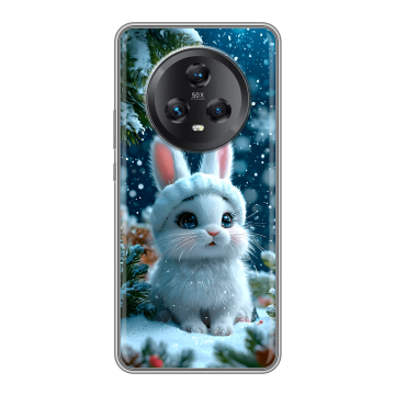 Силиконовый чехол на Honor Magic 5 с принтом Новый год